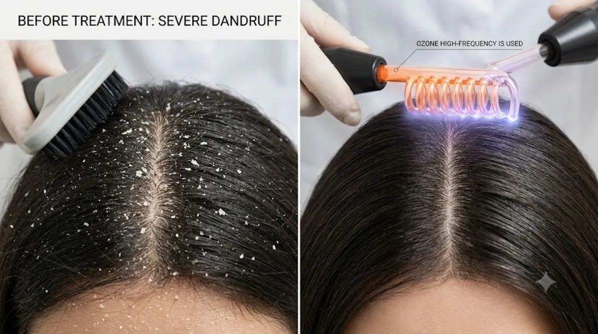 Dandruff and scalp treatment at Dr. Tupe's Clinic